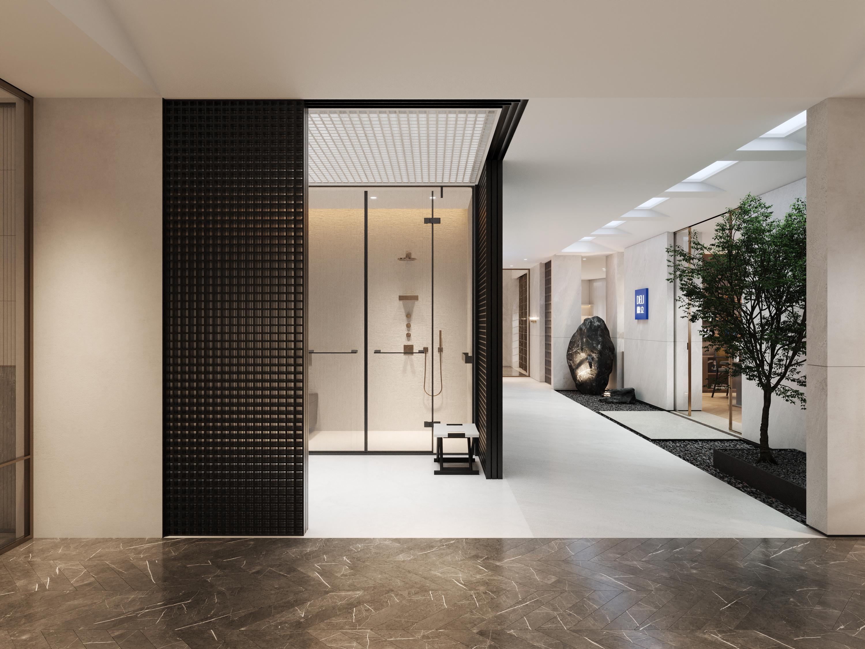 德立開放式浴室