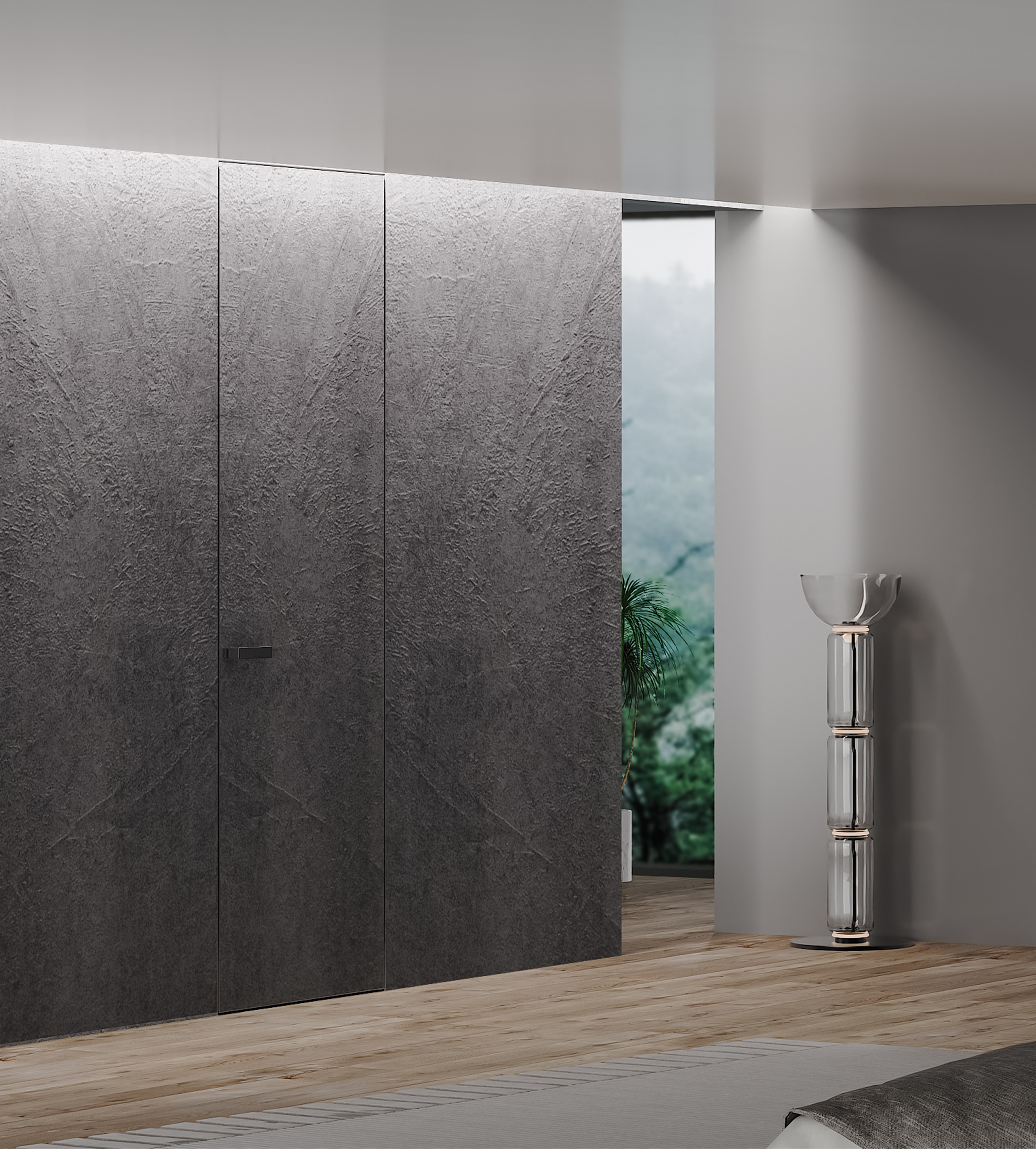 HO9 隱框平開全景門