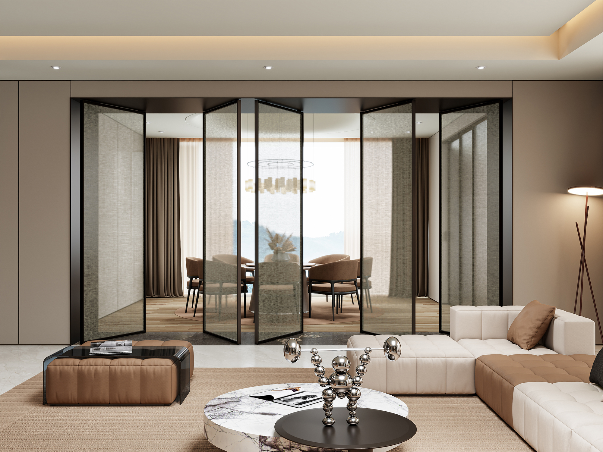 德立開放式浴室