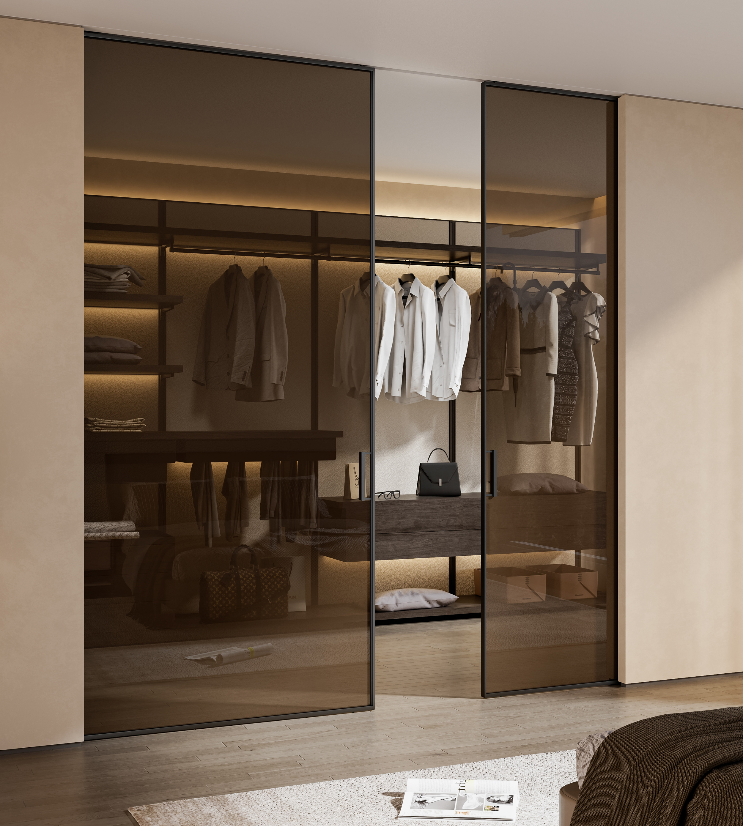 SW1 隱藏式推拉門(mén)