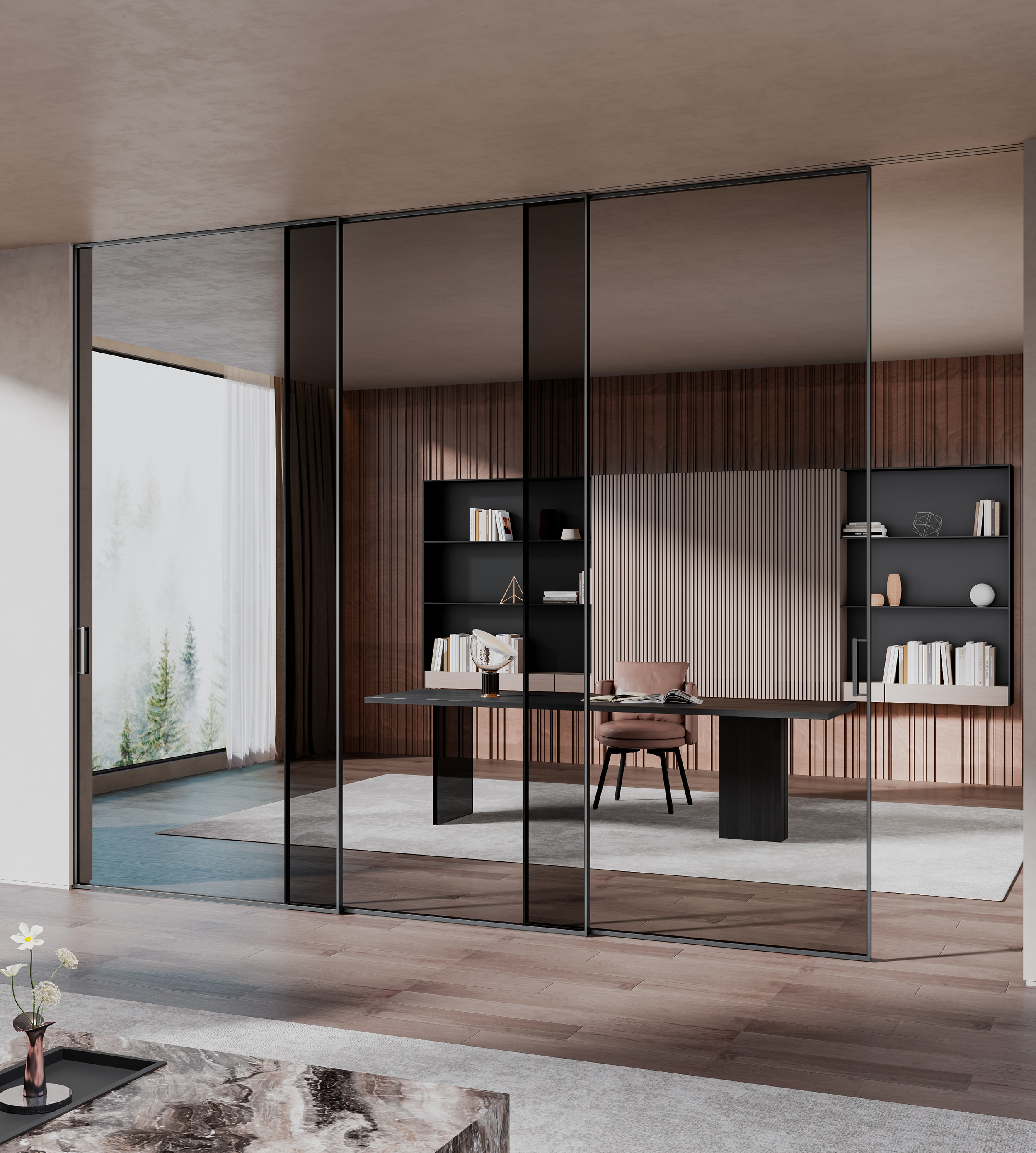 SW3三聯動推拉門