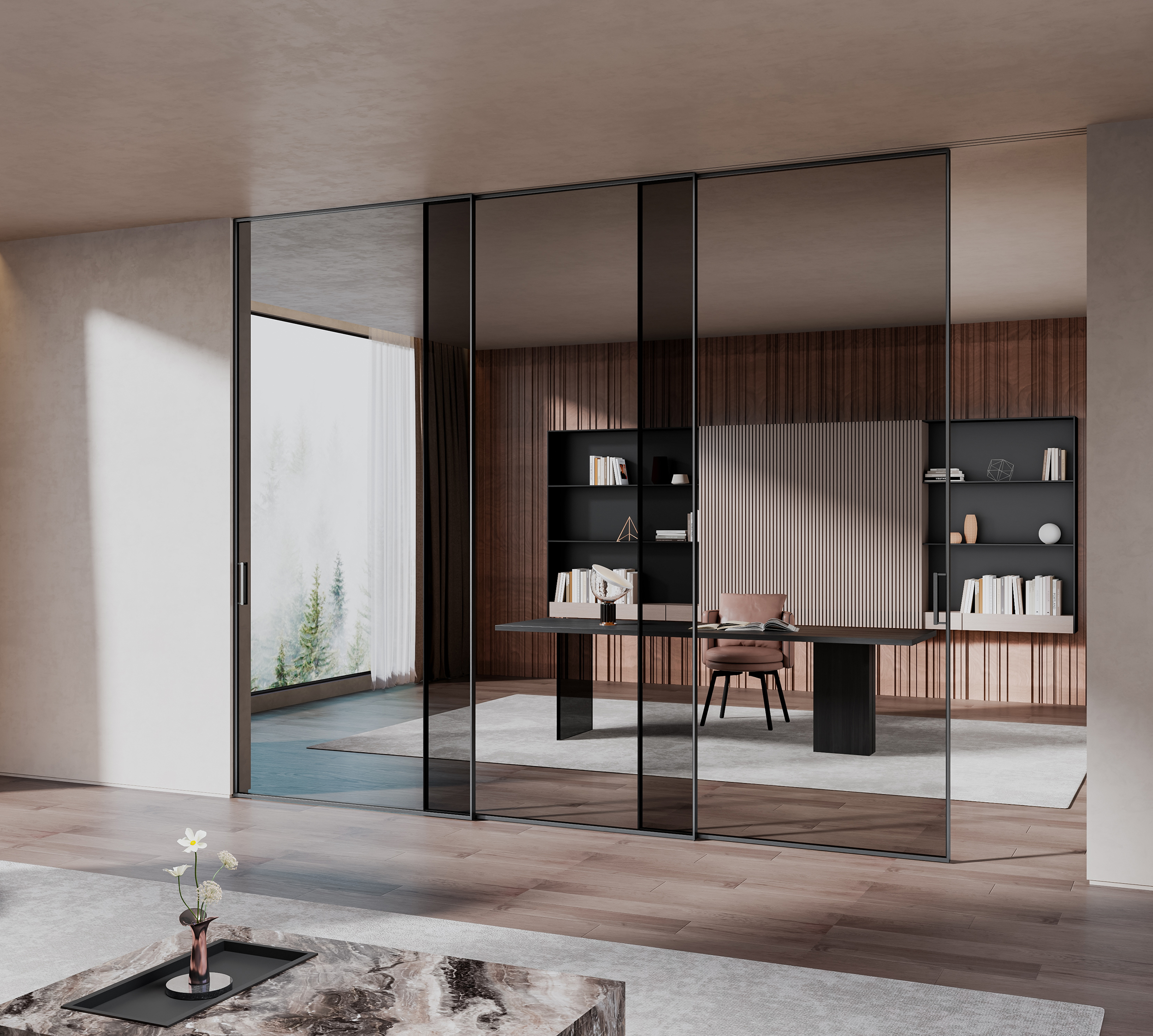 SW3三聯(lián)動推拉門